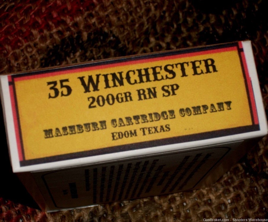35 Winchester 200gr RNSP Mashburn Cartridge Company 20rds New-img-1