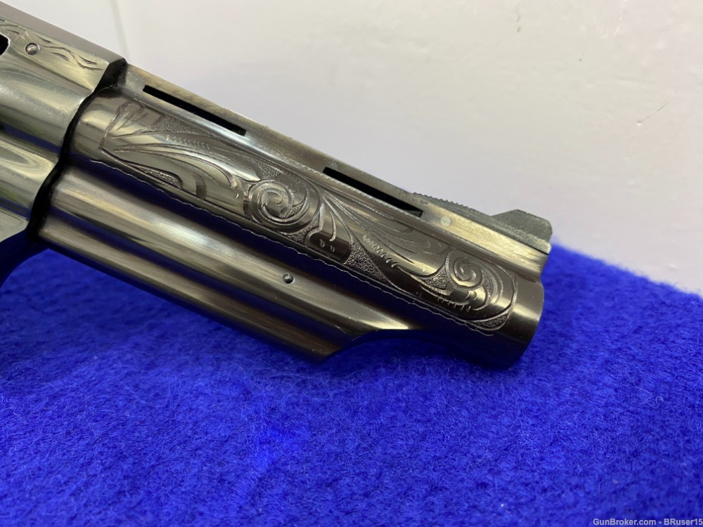 Llama Deluxe Martial .38spl Blue 4" *GORGEOUS RARE FACTORY SCROLL ENGRAVED*-img-31