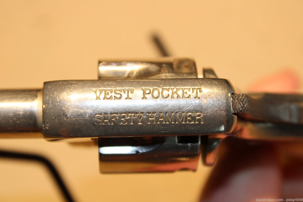 Harrington & Richardson Vest Pocket Safety Hammer 2nd Model DAO .32 S&W-img-10