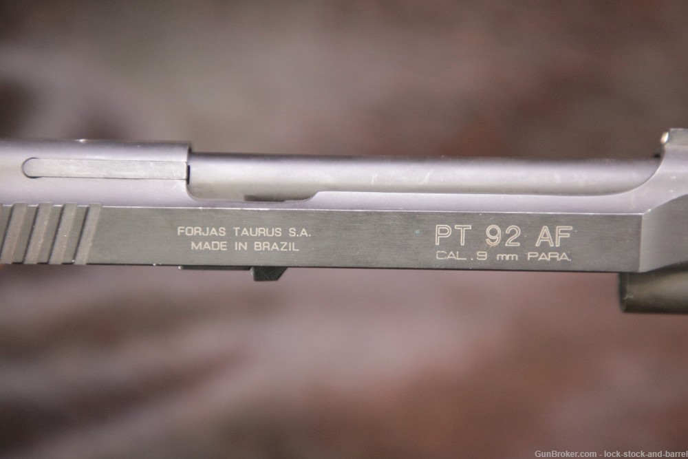 Blank Modified Taurus PT92AF  like Beretta 92FS Frame, Slide and Barrel -img-17