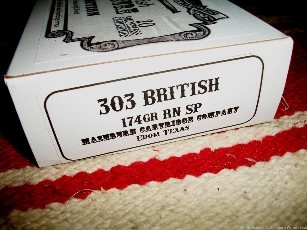303 British 174gr RNSP Mashburn Cartridge Company 20rds-img-1