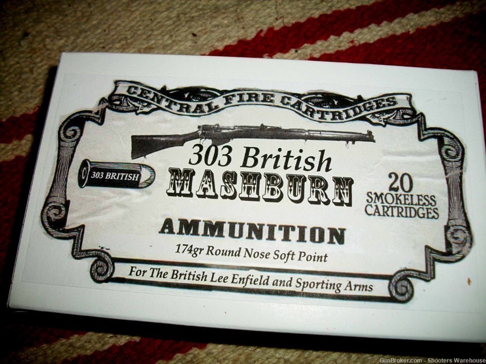 303 British 174gr RNSP Mashburn Cartridge Company 20rds-img-0