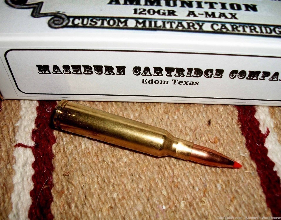 6.5X55 Swedish Mauser 120gr A-MAX Mashburn Cartridge Company 20rdss-img-1