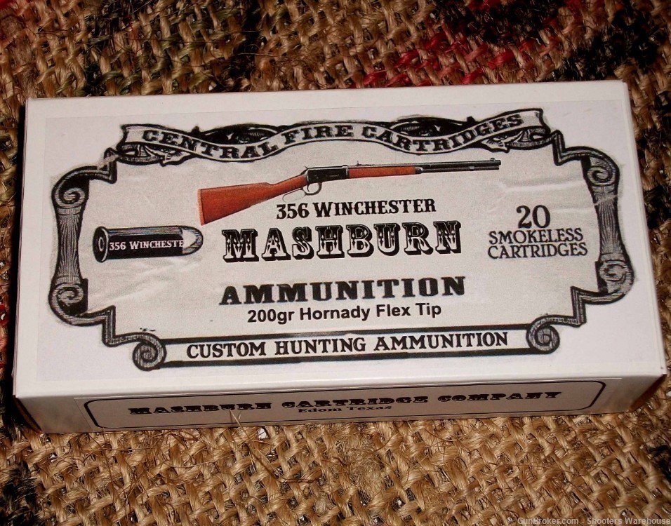 356 Winchester 200gr Flex Tip Mashburn Cartridge Company 20rds NEW-img-0