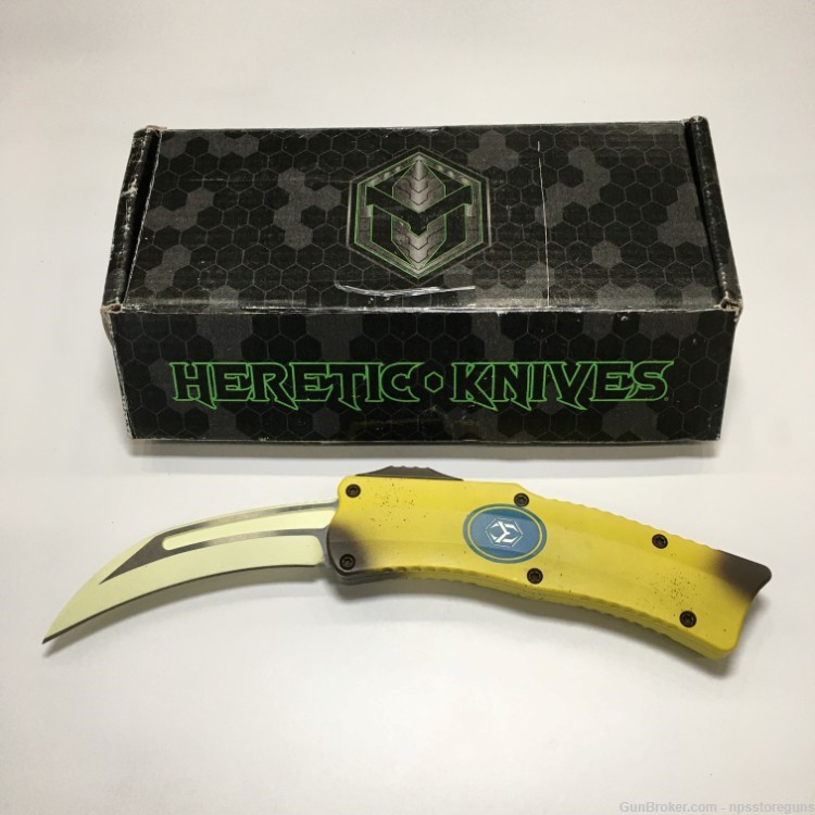 Heretic Knives ROC D/A Stabnana Freshly Peeled Hawkbill Knife-img-0
