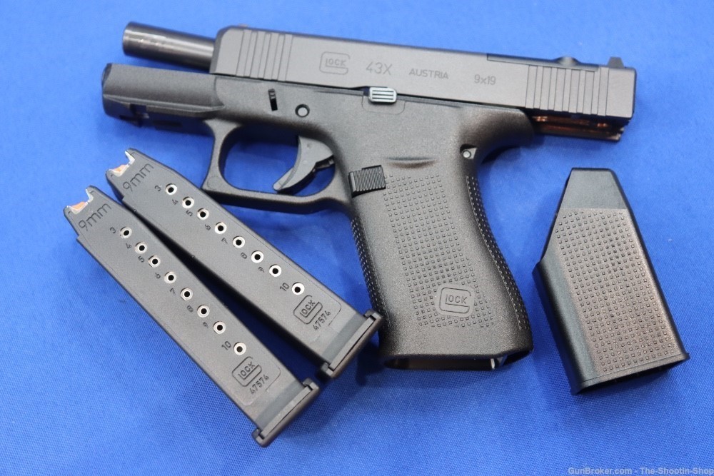 Glock Model 43X MOS Pistol 10RD Black G43 G43X 43 X AUSTRIA 9 FREE SHIPPING-img-13