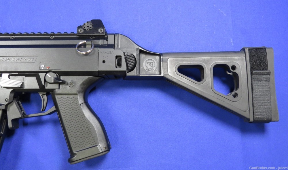 CZ Scorpion Evo 3 S2 Micro 4” Semi-Auto 9mm Pistol w/ Folding Brace & Bag-img-6