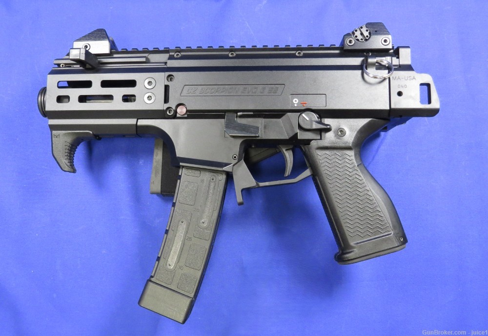 CZ Scorpion Evo 3 S2 Micro 4” Semi-Auto 9mm Pistol w/ Folding Brace & Bag-img-3