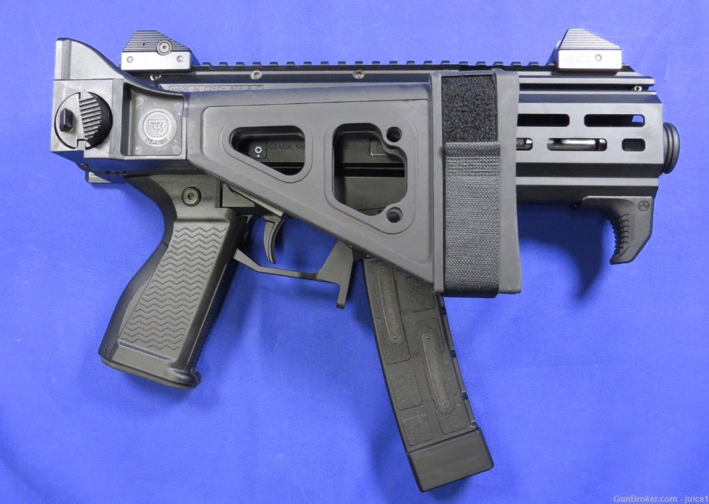 CZ Scorpion Evo 3 S2 Micro 4” Semi-Auto 9mm Pistol w/ Folding Brace & Bag-img-4