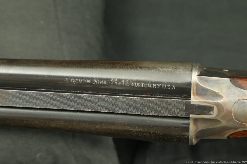 L.C. Smith Field Grade Featherweight SSP Rib 28" 20 GA SxS Shotgun 1949 C&R-img-29