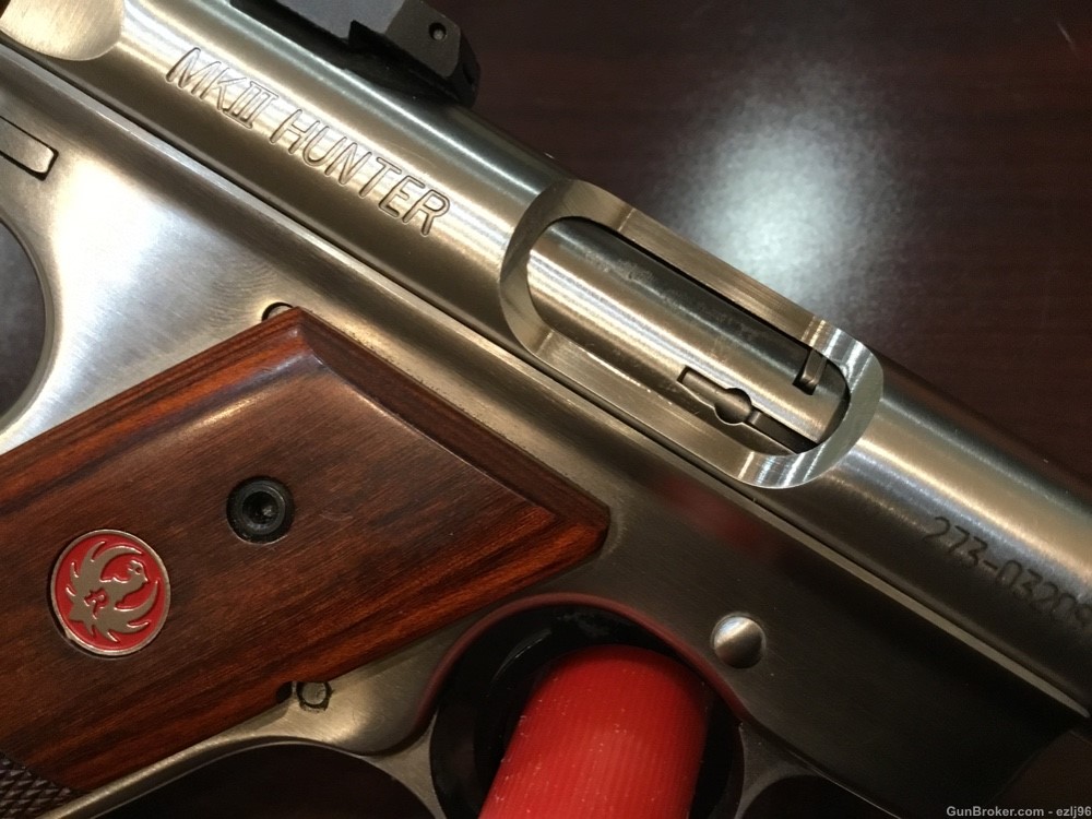 PENNY AUCTION RUGER MARK III HUNTER TARGET 22LR STAINLESS-img-18