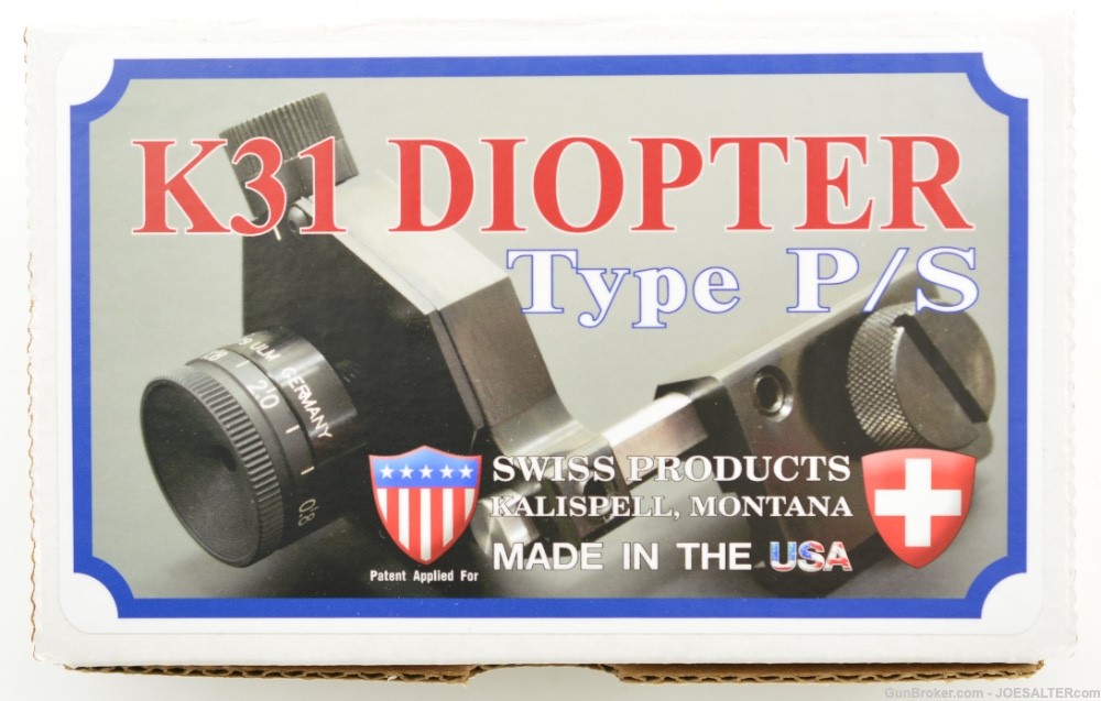 K31 PS DIOPTER with Iris, Tunnel sight and aperture.-img-0