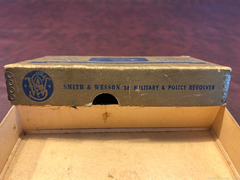 Vintage S&W Gold .38 M&P Box, 2”!-img-1