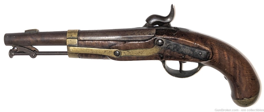 A scarce Model 1849 German Federal Navy percussion pistol-img-0