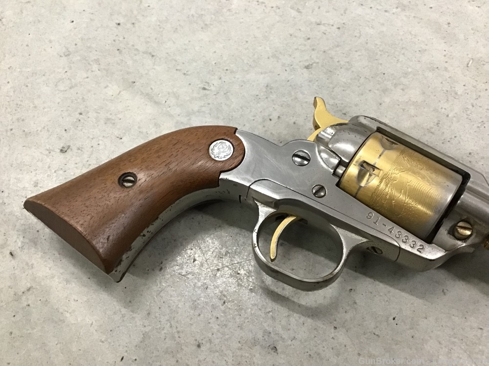 Ruger Bearcat .22LR 4” Barrel Nickel/Gold Finish Nice Bore Made 1972-img-1