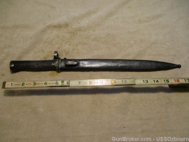 Mauser Type Bayonet WWII Vintage Subcontract-img-0
