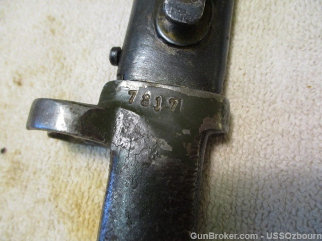 Mauser Type Bayonet WWII Vintage Subcontract-img-4