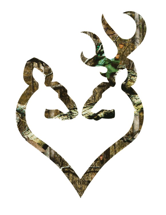 Browning Buck Heart 6 Camo Decal-img-0