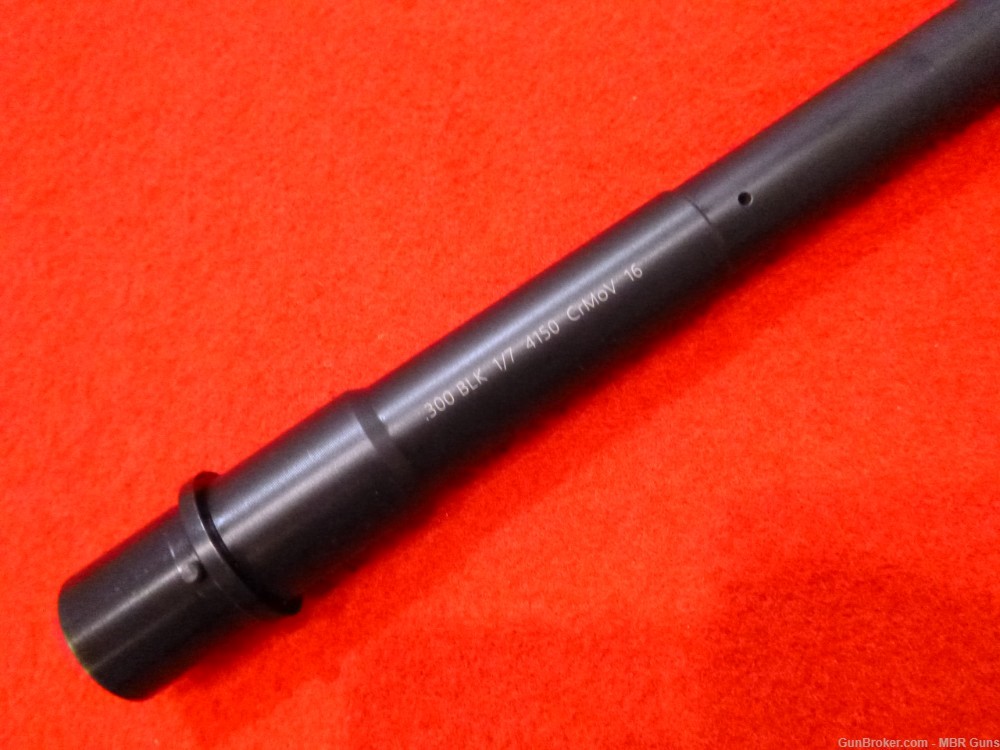 AR 15 .300 Blackout 16" Barrel Nitride Pistol Length Gas System 1:7 Twist-img-1