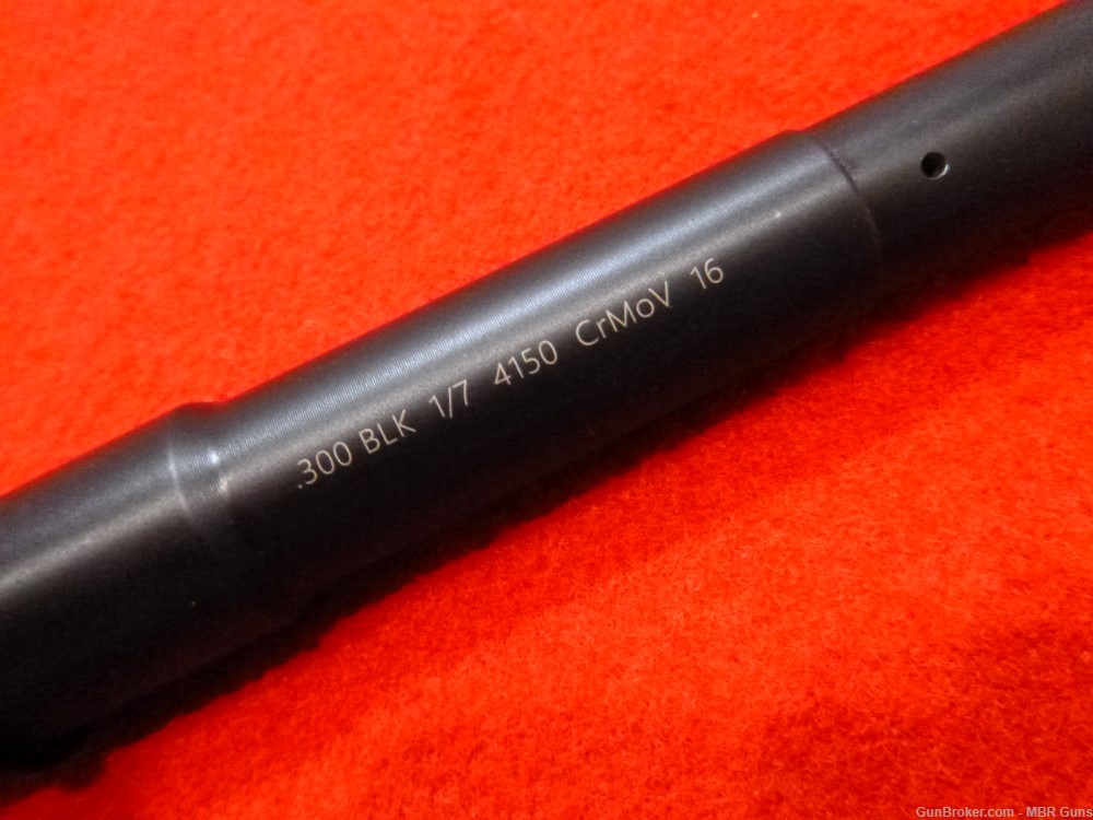 AR 15 .300 Blackout 16" Barrel Nitride Pistol Length Gas System 1:7 Twist-img-2