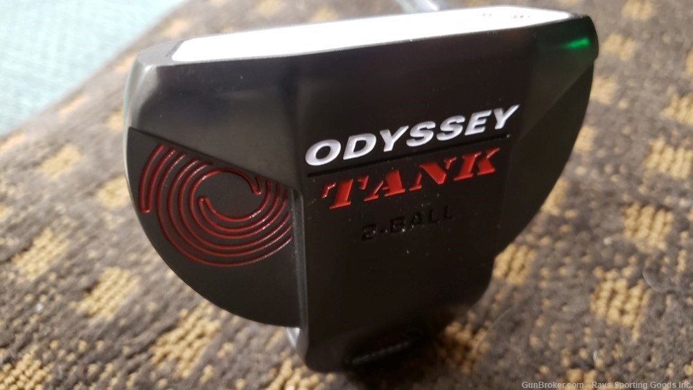 Odyssey Golf TANK 2-Ball Putter - 38" inch shaft. Good condition-img-1