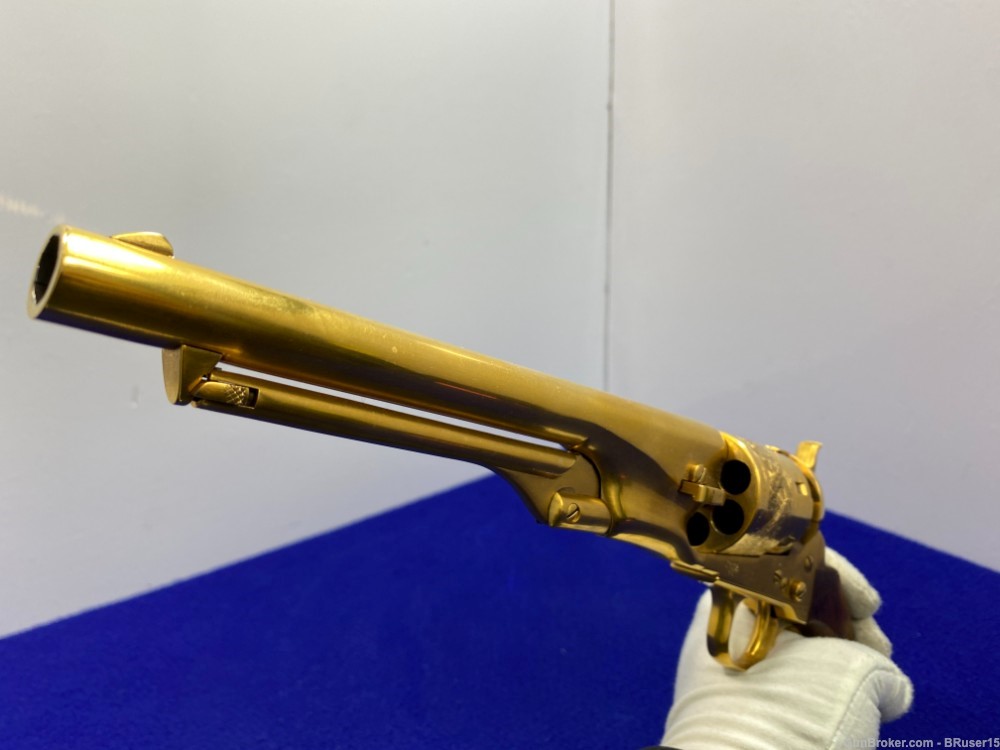 Colt 1860 Army .44 Gold 8" -HIGHLY COVETED GOLD PLATED FINISH- Collector-img-45