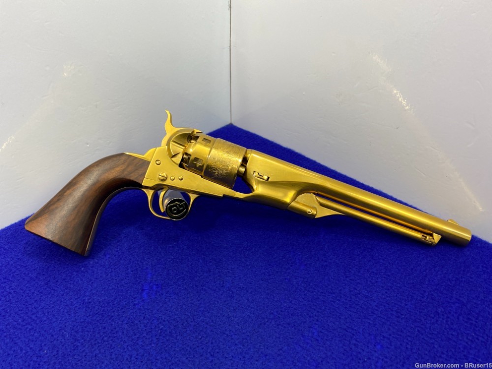 Colt 1860 Army .44 Gold 8" -HIGHLY COVETED GOLD PLATED FINISH- Collector-img-23
