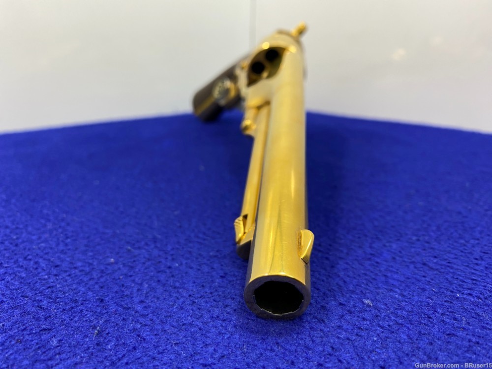 Colt 1860 Army .44 Gold 8" -HIGHLY COVETED GOLD PLATED FINISH- Collector-img-35