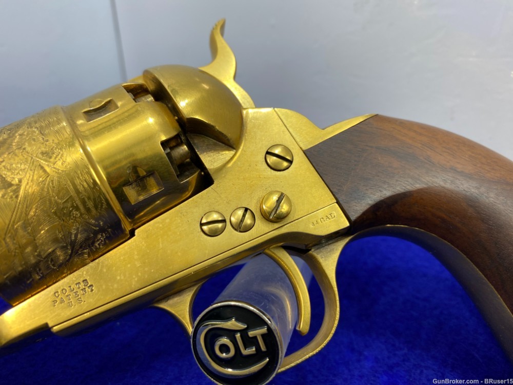 Colt 1860 Army .44 Gold 8" -HIGHLY COVETED GOLD PLATED FINISH- Collector-img-11