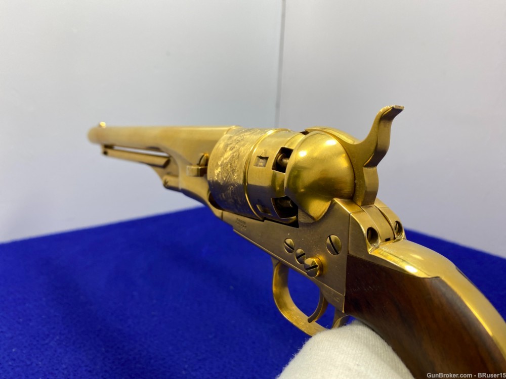 Colt 1860 Army .44 Gold 8" -HIGHLY COVETED GOLD PLATED FINISH- Collector-img-39