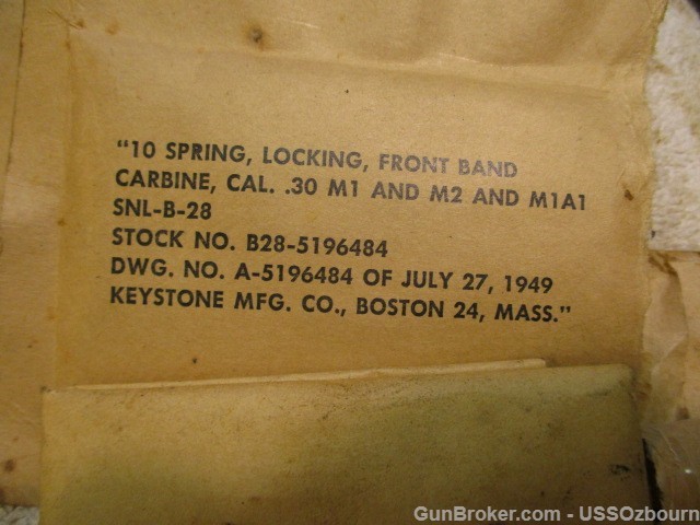 Lot of M1 Carbine Parts -img-12