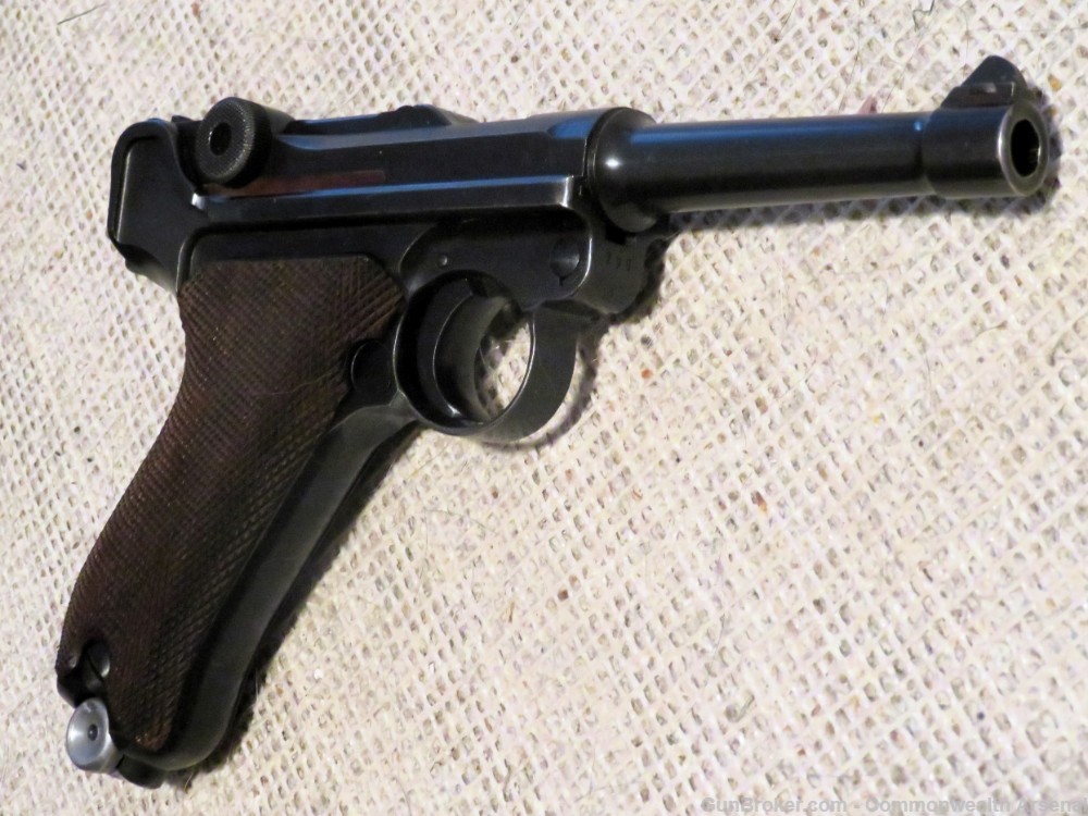 Excellent WW2 German Mauser  P.08 Mauser Luger 9mm Pistol byf 41-img-16
