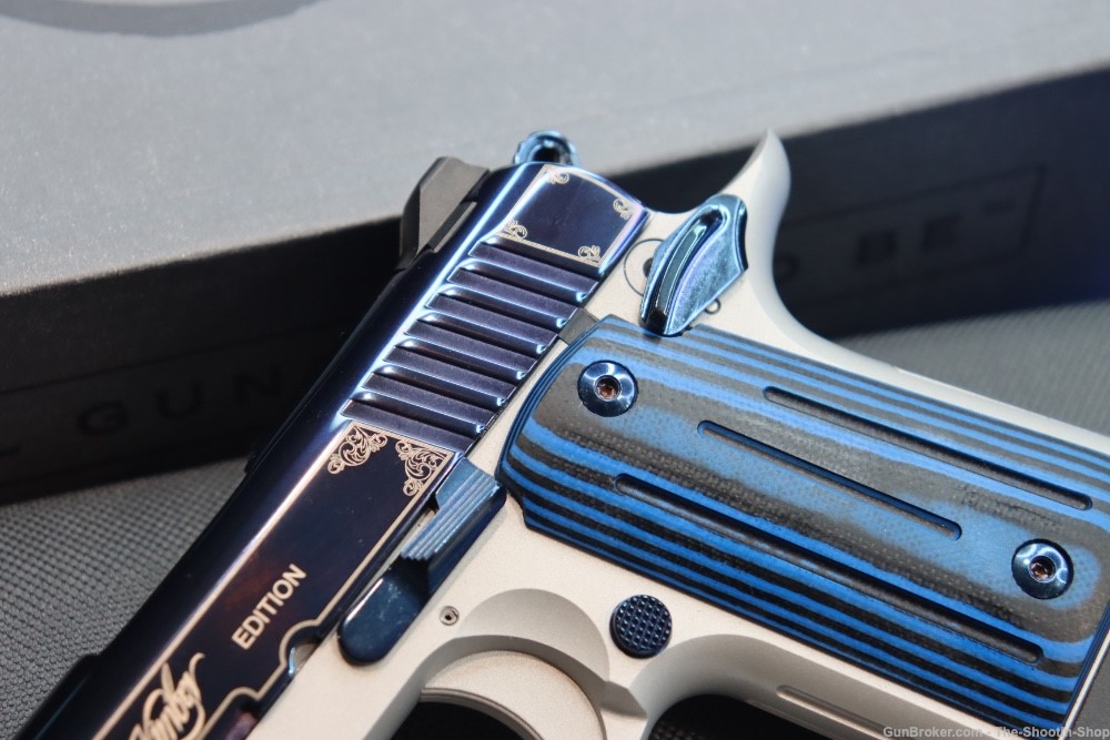Kimber Model MICRO 9 Pistol SAPPHIRE BLUE 9MM Luger G10 SAO MICRO9 NS NEW-img-4