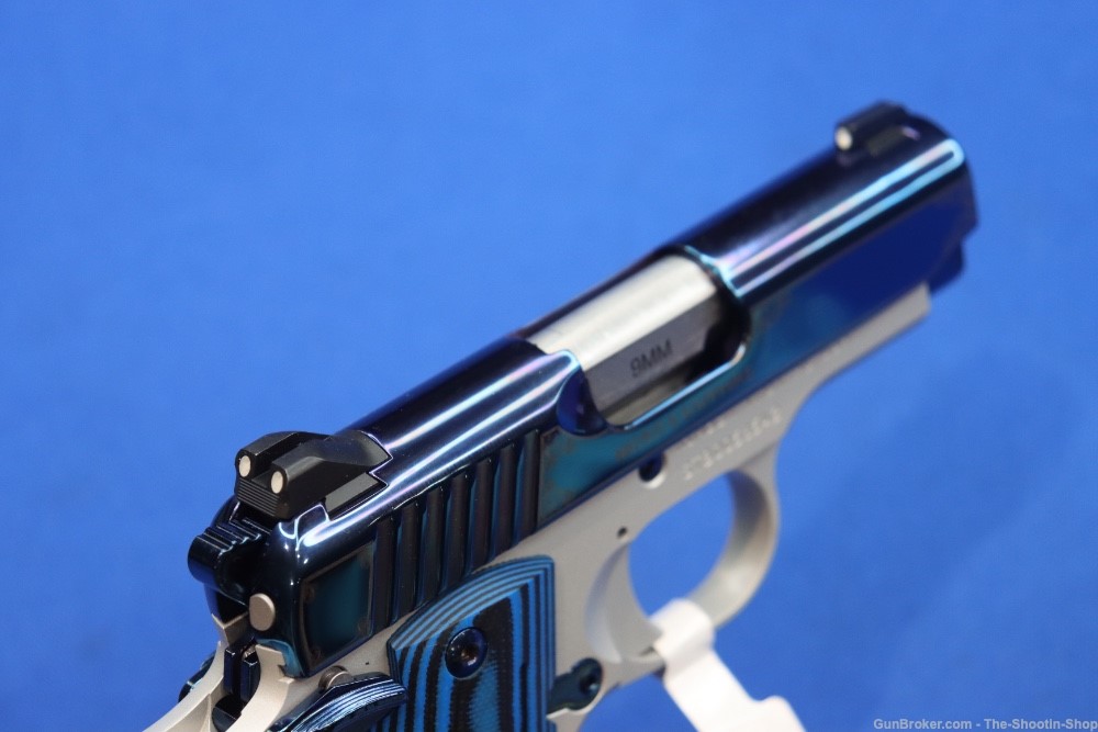 Kimber Model MICRO 9 Pistol SAPPHIRE BLUE 9MM Luger G10 SAO MICRO9 NS NEW-img-20