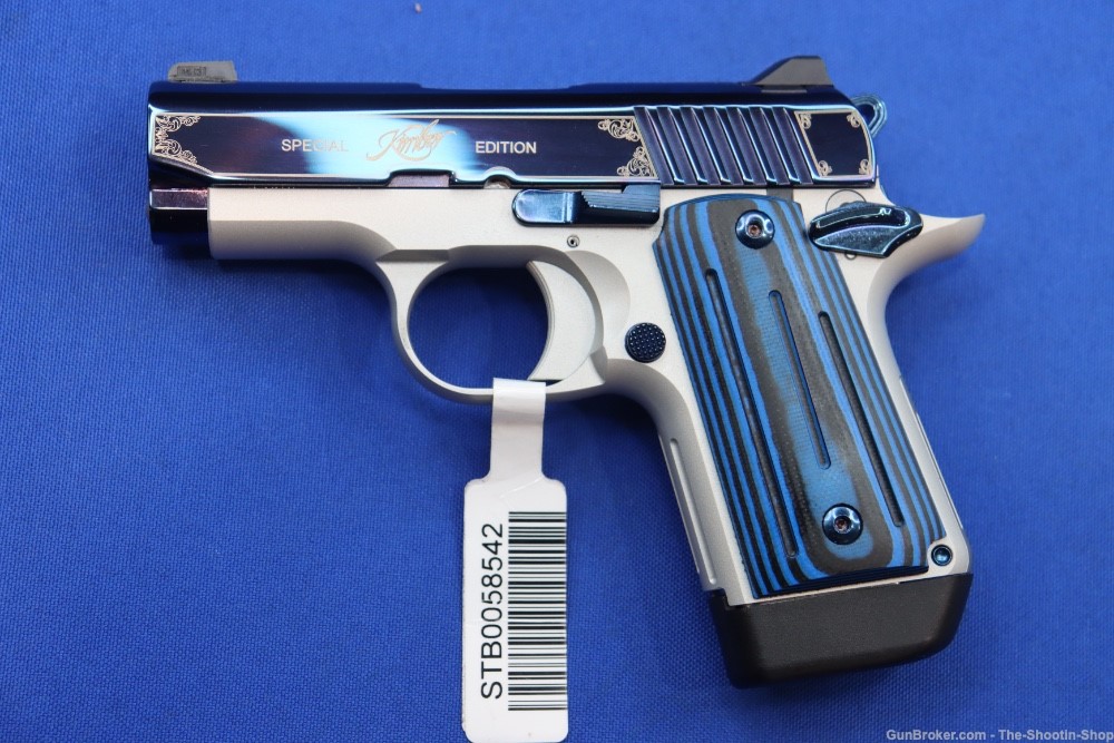 Kimber Model MICRO 9 Pistol SAPPHIRE BLUE 9MM Luger G10 SAO MICRO9 NS NEW-img-13