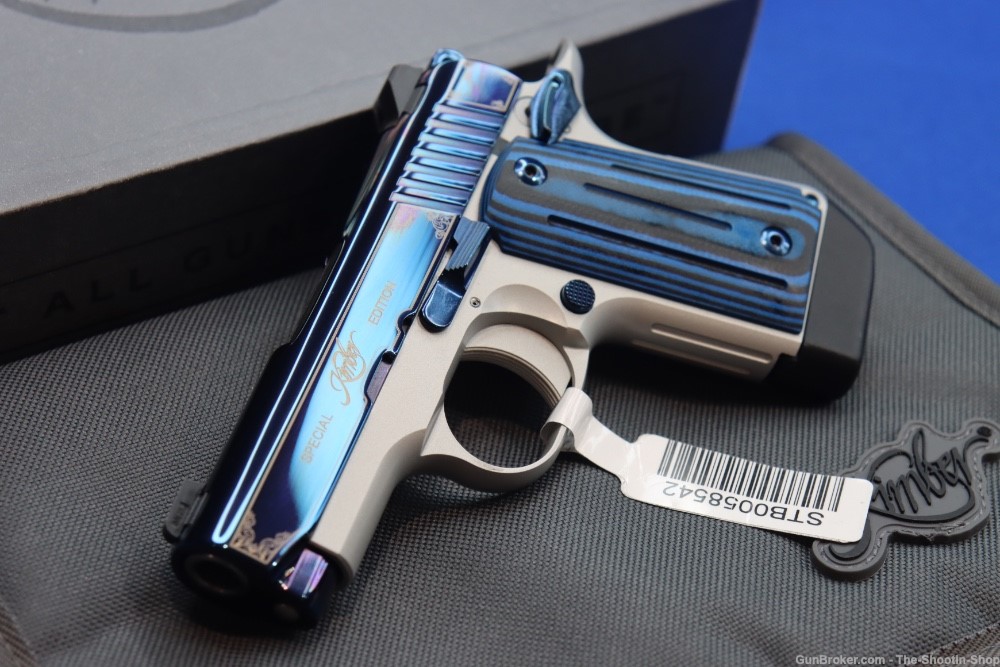 Kimber Model MICRO 9 Pistol SAPPHIRE BLUE 9MM Luger G10 SAO MICRO9 NS NEW-img-1
