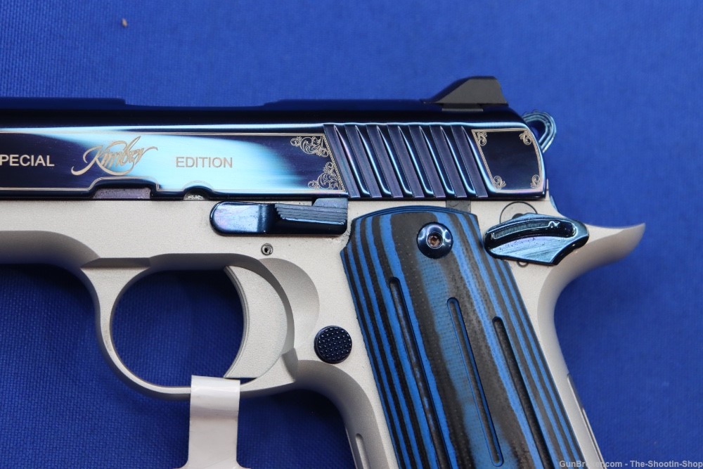 Kimber Model MICRO 9 Pistol SAPPHIRE BLUE 9MM Luger G10 SAO MICRO9 NS NEW-img-15