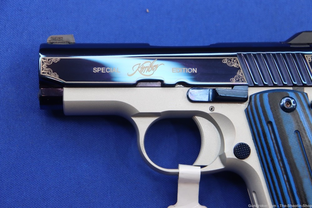 Kimber Model MICRO 9 Pistol SAPPHIRE BLUE 9MM Luger G10 SAO MICRO9 NS NEW-img-14