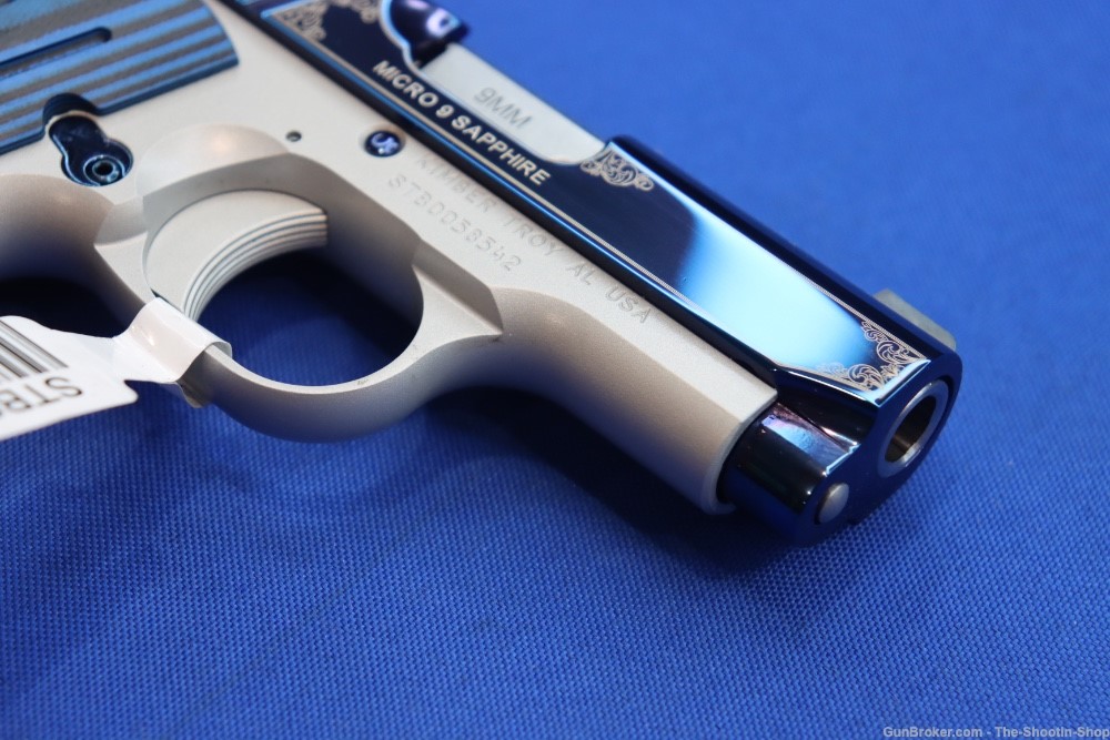 Kimber Model MICRO 9 Pistol SAPPHIRE BLUE 9MM Luger G10 SAO MICRO9 NS NEW-img-12