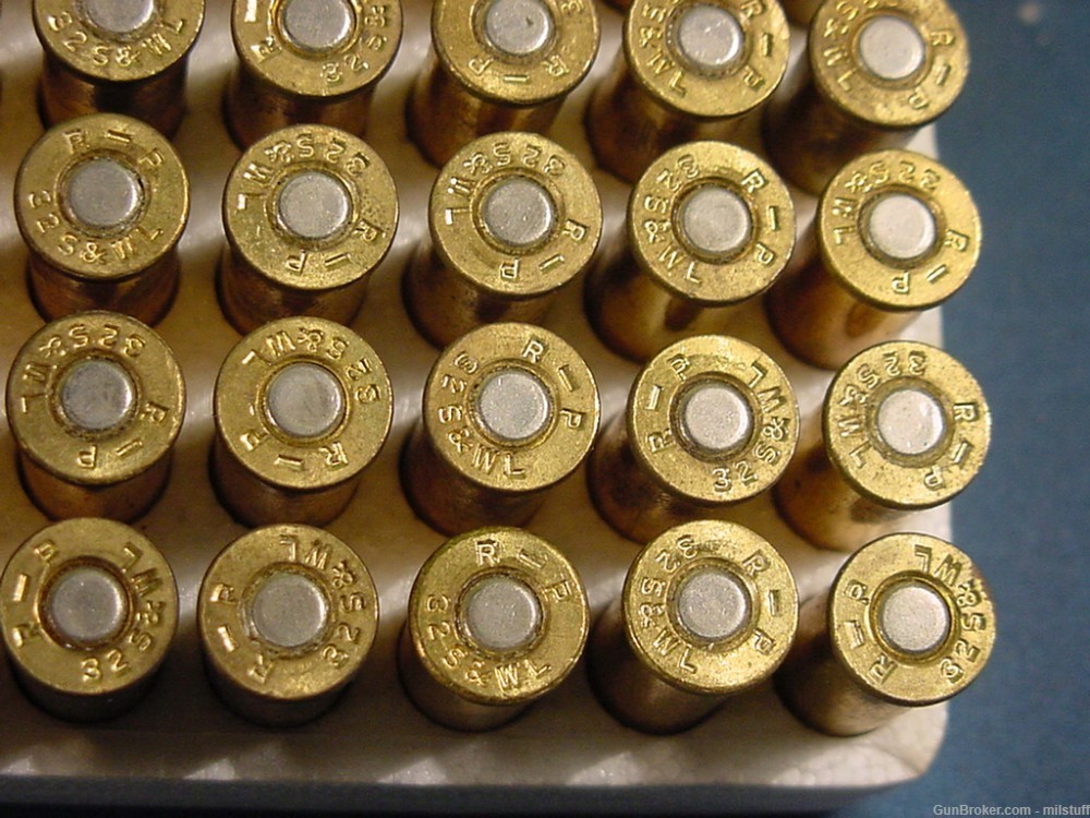 Vintage Collectors Ammo Peters 32 S&W Long 50 Rounds 98 Gr Lead-img-3