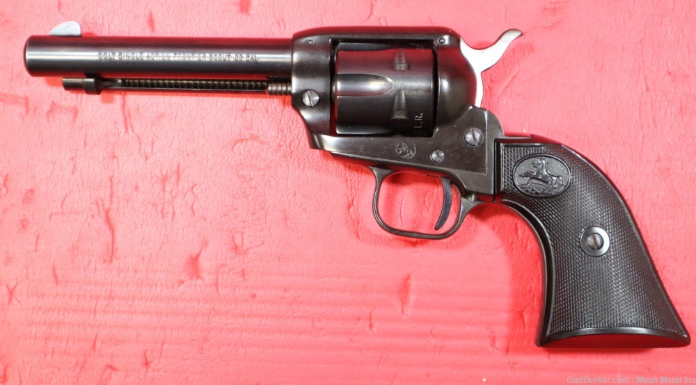 Colt Frontier Scout 4 3/4" Revolver 22LR w/Original Box *Collectors Grade* -img-2