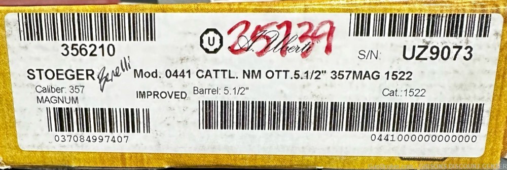 Uberti 1873 Cattleman, 357Mag, 5.5" Barrel, Blued & Brass, NIB, No CC Fee-img-6