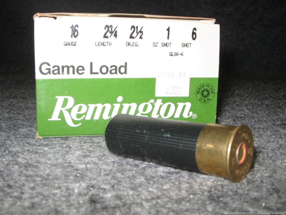 Remington Game Load 16GA ammunition 25 rounds -img-0