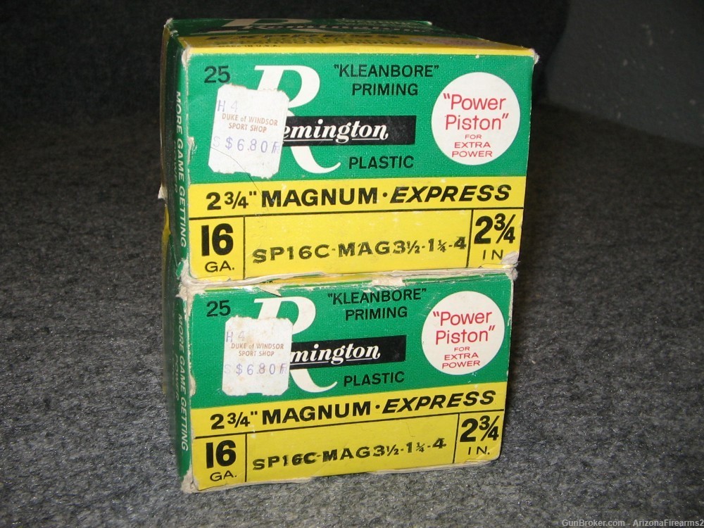 Remington 16GA Magnum Express ammunition 50 rounds!!-img-0