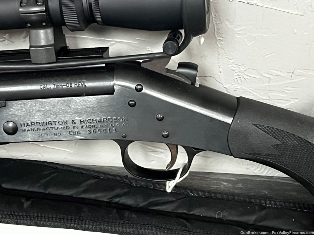 H&R Handi-Rifle 7mm-08 Rem. Leupold VX-1 2-7x33 $299 NO RESERVE-img-3