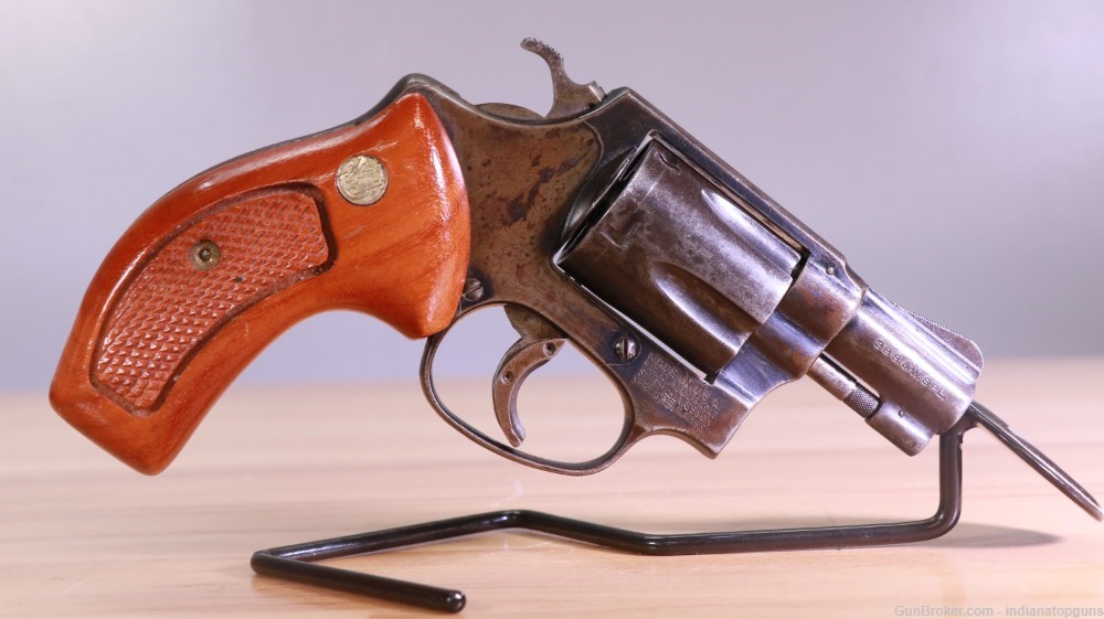 Penny Auction Smith and Wesson Model 36 2" Revolver 5 Rounds-img-4