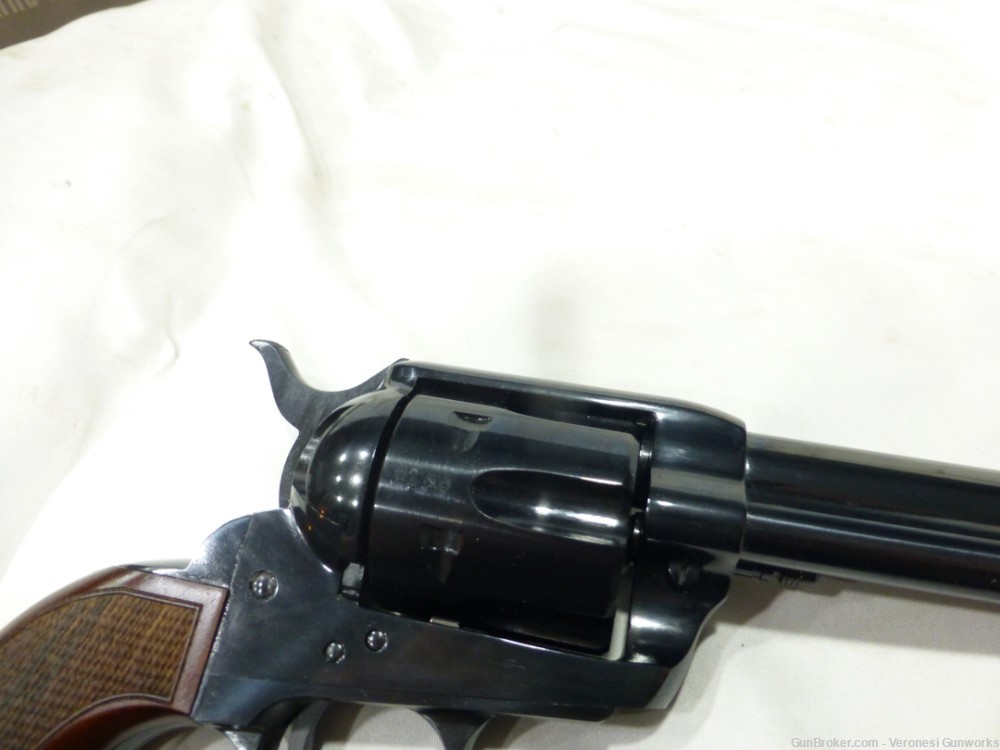 NIB Taylors 1873 TC9 9mm Revolver 4.75" Checkered Grip Blued 200107-img-2