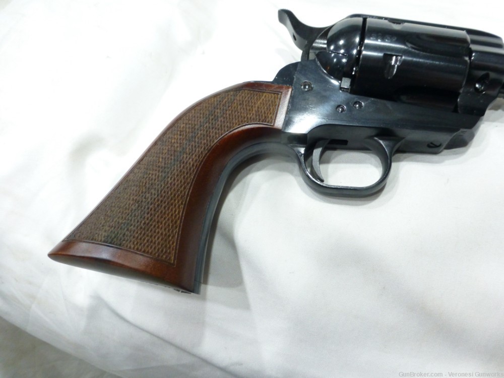 NIB Taylors 1873 TC9 9mm Revolver 4.75" Checkered Grip Blued 200107-img-1
