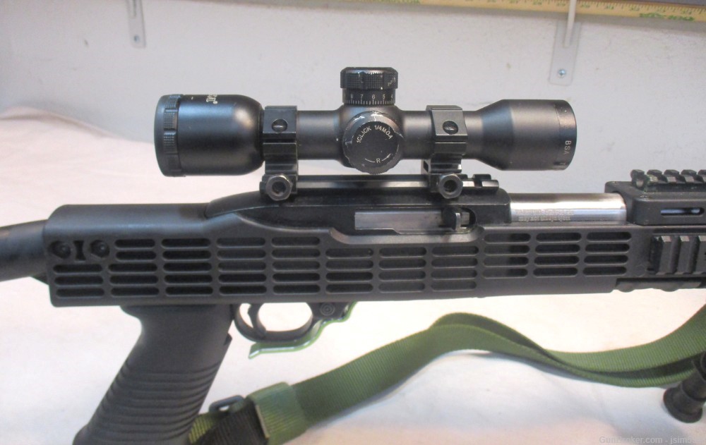 Ruger 10/22 18” AR Style Semi-Auto .22LR Carbine w/BSA Scope-img-2