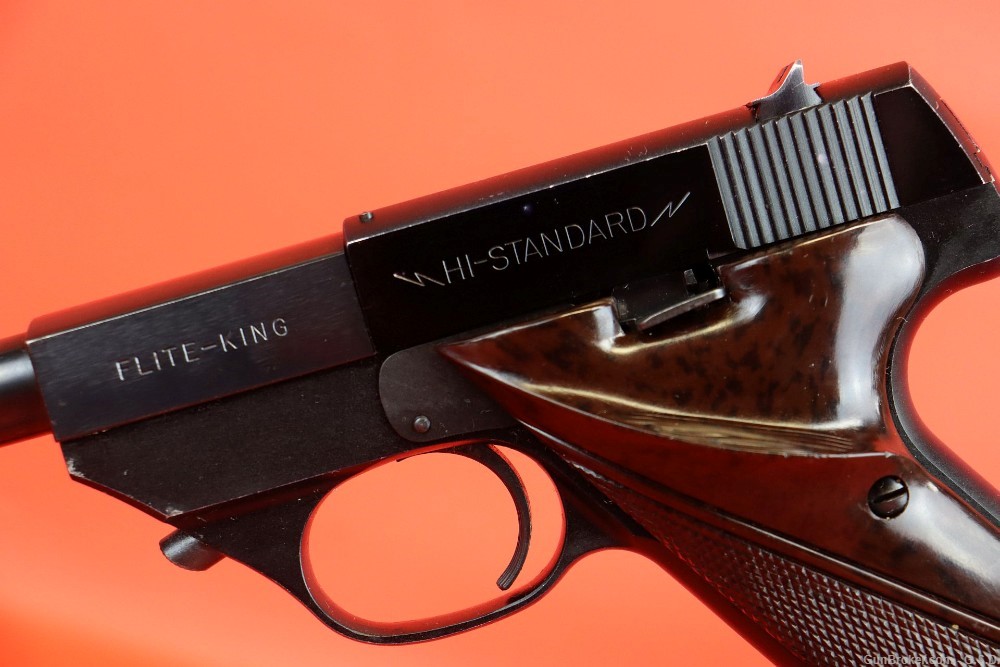 *High Standard Flite-King .22Short semi-auto pistol- GOOD+ COND!-img-5